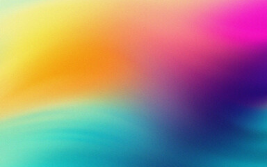 Obraz premium Vibrant gradient background with abstract color blend and subtle noise texture