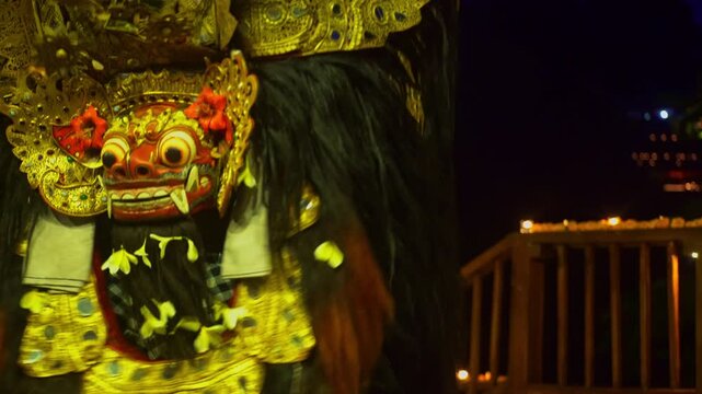 Rhythmic Side-to-Side Motion of Balinese Kecak Dancers Chanting | Traditional Group Performance & Cultural Energy