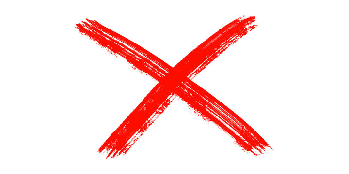 red cross mark