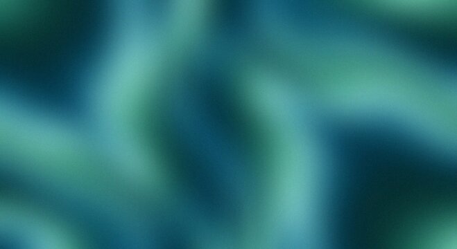 Abstract glowing waves in a deep cosmic blue haze illustration