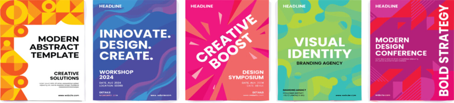 Collection of creative book covers showcasing visual identity and design strategy on a modern bookshelf viewed from the front