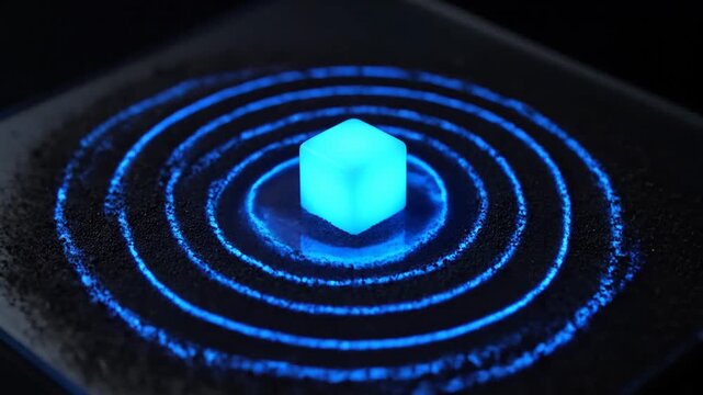 Magnetism Field Iron Filings Physics STEM Energy Cube