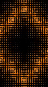 Abstract digital halftone grid pattern loop background