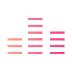 multimedia gradient icon