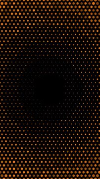 Abstract digital dots spiral pattern animation