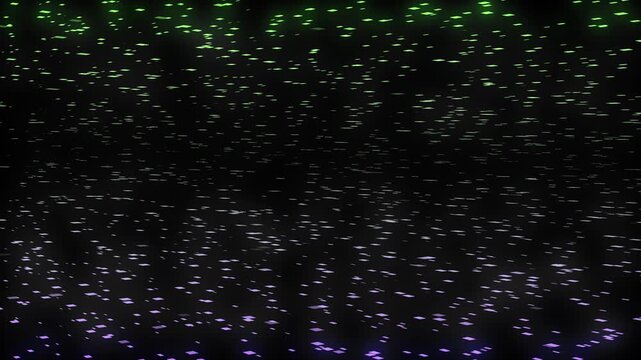 Winter Christmas Snowy Starry Sky Background, Bright Blue Magic Light Particles Motion Loop, Sparkling Stars Night Space Illustration, Holiday Celebration Glow Design, Abstract Pattern Water Light Sce