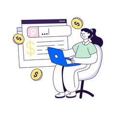 Creative design illustration of copy optimization 