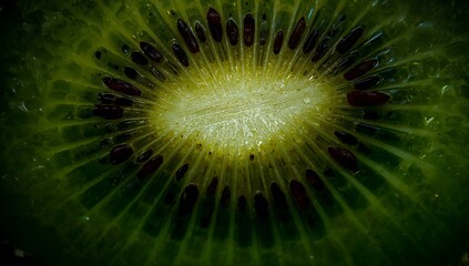 Kiwi Fresh Green Cinematic Food Banner