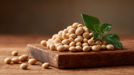 Agricultural Soybean Harvest Concept