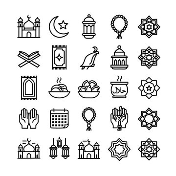 
ramadan icon collection