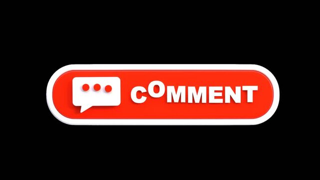 3D Comment with Cursor | Alpha Channel