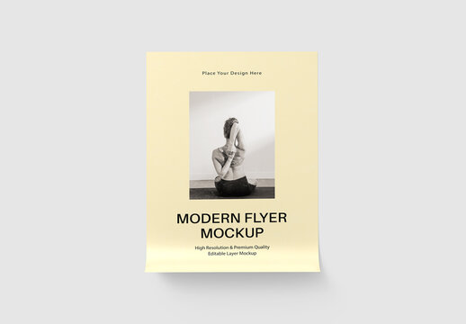 Modern Flayer Mockup Template