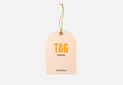 Fashion Clothing Tag Mockup