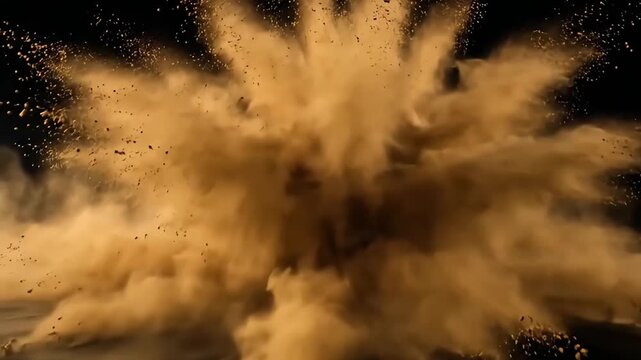 Blowing sand and dust moving horizontally 4K Videos