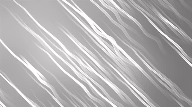 Wavy Light Gray Lines Abstract Motion Background