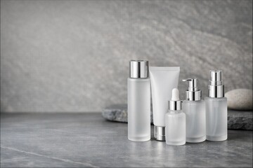 コスメボトル　モックアップ　サンプルイメージ