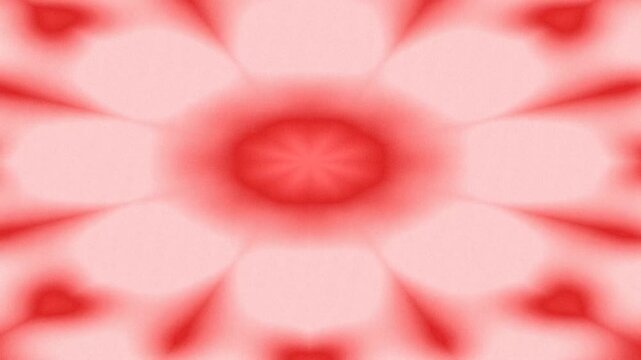 Abstract Metallic Fan Shapes Rotating and Interacting in Dynamic Geometric Pattern