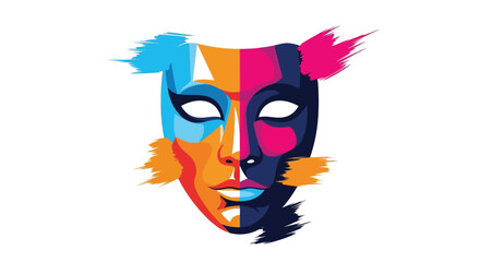 Two construction cranes depicted in a simple black and white line drawing © Shila Rani Saha