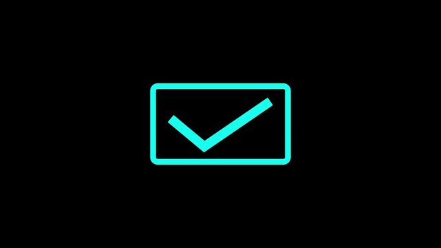 A black screen with a white stylized depiction of a bison head