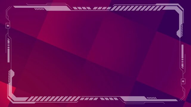 Purple futuristic interface background animation in 4K digital tech style.