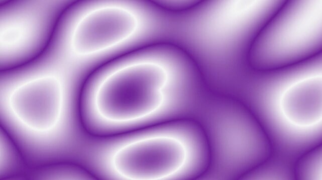 Purple abstract thermal map background with glowing white contours and fluid shapes creating a dynamic visual effect