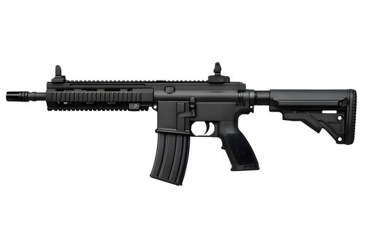 Ultra High-Resolution Studio Photograph of Heckler & Koch HK416 Assault Rifle