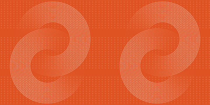 Collection of red concentric circles. Collection of radial sound wave or sonar rings. Pack of radar icon symbols, targets, dashed lines, halftones.