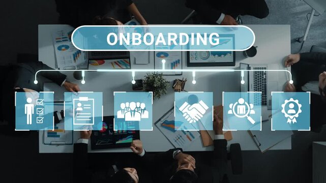 Comprehensive Guide to Employee Onboarding Process with Visual Elements for Effective Training and Integration in Modern Work Environment Gluon.