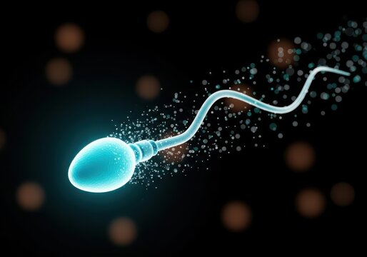 The intricate journey of a sperm cell through the female reproductive system