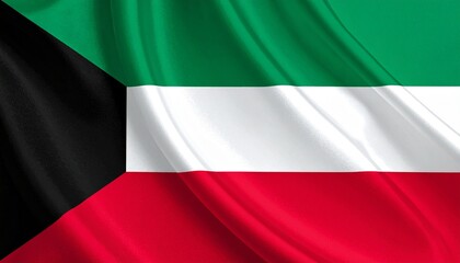 Fototapeta premium flag of Kuwait