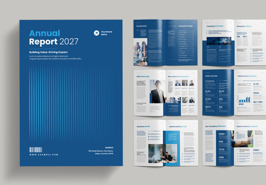 Annual Report Layout