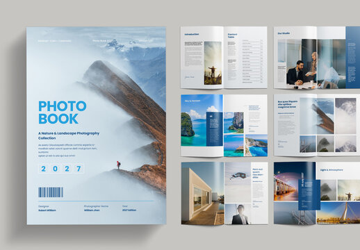 Photo Book Album Layout