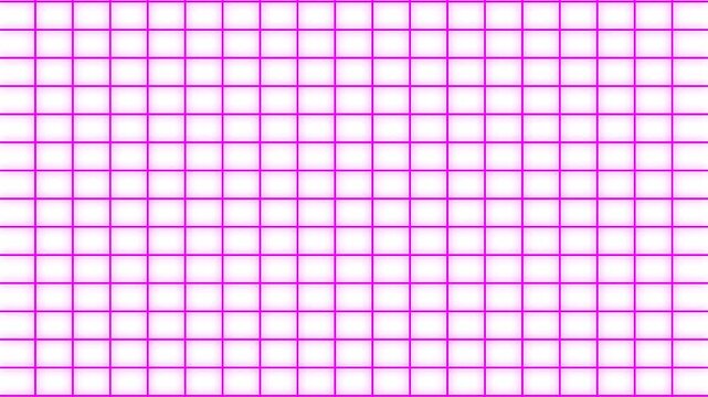 A repeating grid pattern of pink squares on a white background