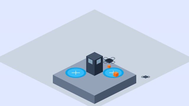 Drone Delivery Technology with Automated Platform