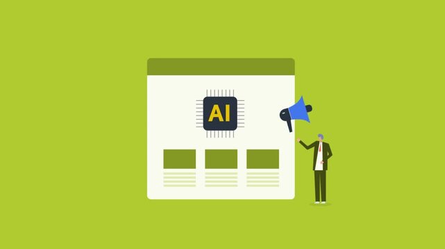 AI digital marketing automation connected with website promotion, email out reach, search visibility, analytics insights and chatbot interaction.