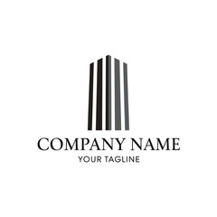 Modern 3D Company Logo Design Template.