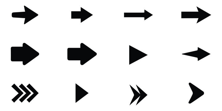 Black arrow set