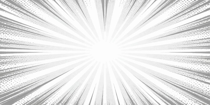 An abstract black and white background featuring a futuristic motion blur design with rays of light and a fractal star burst pattern to create a textured energy vortex wallpaper