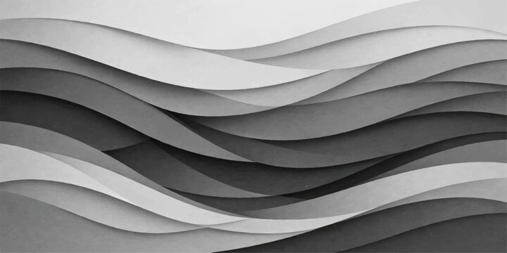 Stacked newspapers and business documents form an abstract black and white background texture of piled paper files and magazine pages in a dark office heap