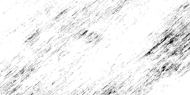 Distressed black and white grit texture background with diagonal dry brush strokes, black and white overlay is ideal for adding a vintage.
