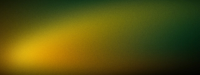 Abstract dark green and yellow gradient background with soft light effect, ideal for modern graphic...