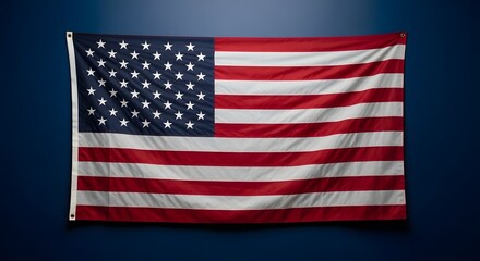 Obraz premium Flag day 2024 celebrating the adoption of the united states flag on june 14th patriotic symbol of american freedom and unity