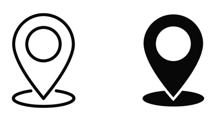 Location Pin Icons Navigation Marker Vector