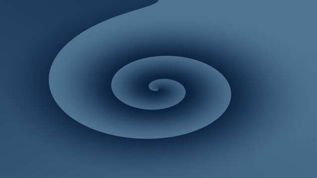 Abstract blue spiral geometric pattern illustration