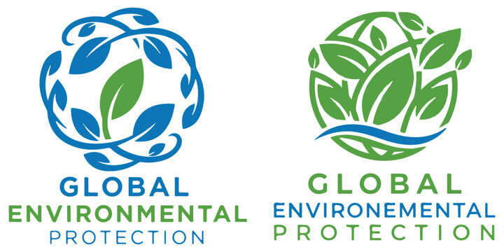 Earth with growing plants eco sustainability vector illustration flat design eps 10