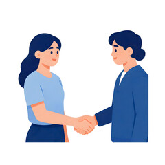 Fototapeta premium two businesswomen shaking hands