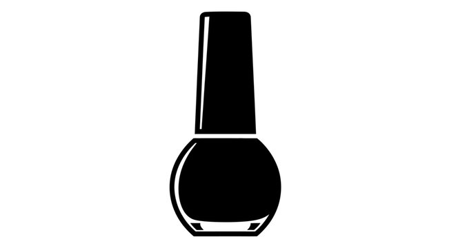 Black Bottle with Cap.