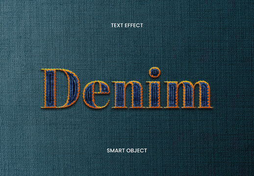 Raised Embroidery Text Effect