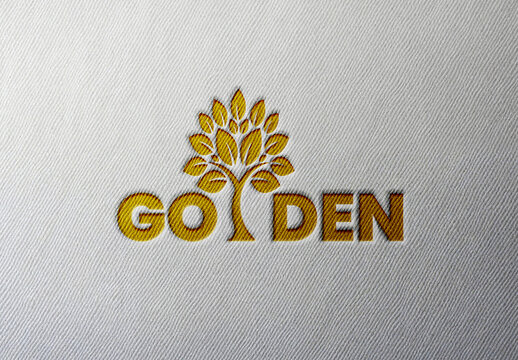 Embroidery Logo Mockup