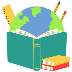 Education and Global Learning Icon